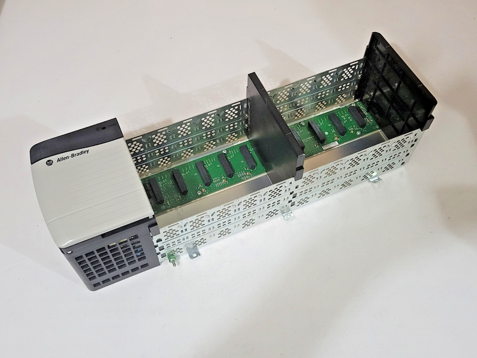 Allen Bradley 1756-A10 Series B Rack With 1756-PB72 Series C Power Supply