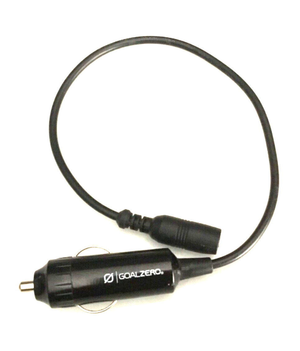 Goal Zero 6mm Output 12V Male Cigarette Adapter use with GZ Light-A-Life Lights