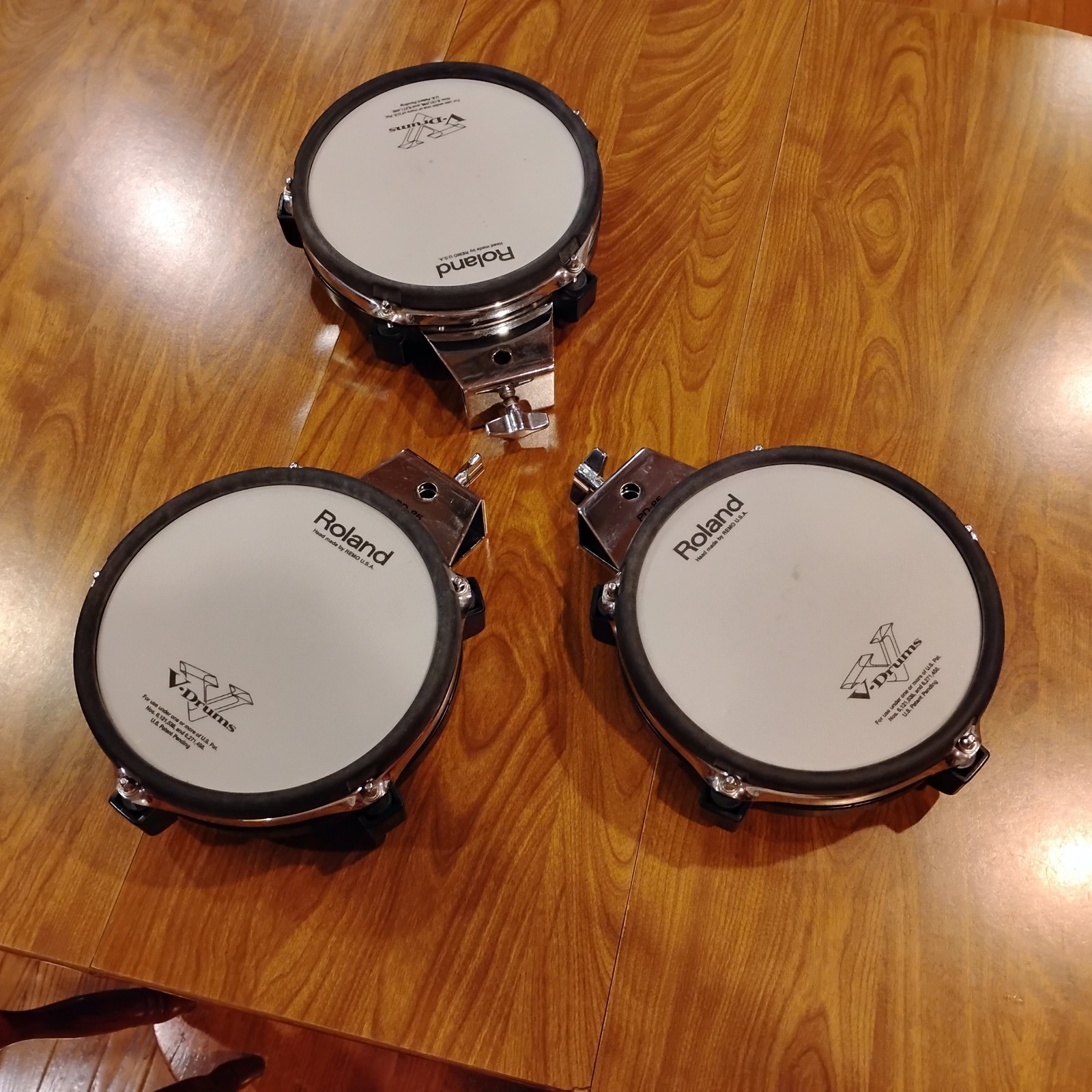 Roland PD-85 BK V-Drums 8" Dual Trigger Mesh Drum Pads 3 units Tested