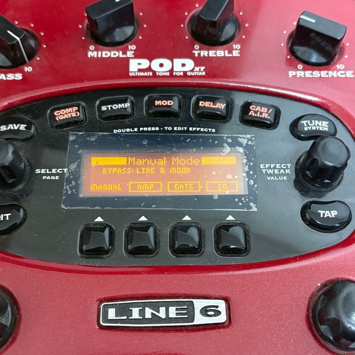 Line 6 POD XT Multi-Effects Guitar Processor Amp Modeler Ships from Japan