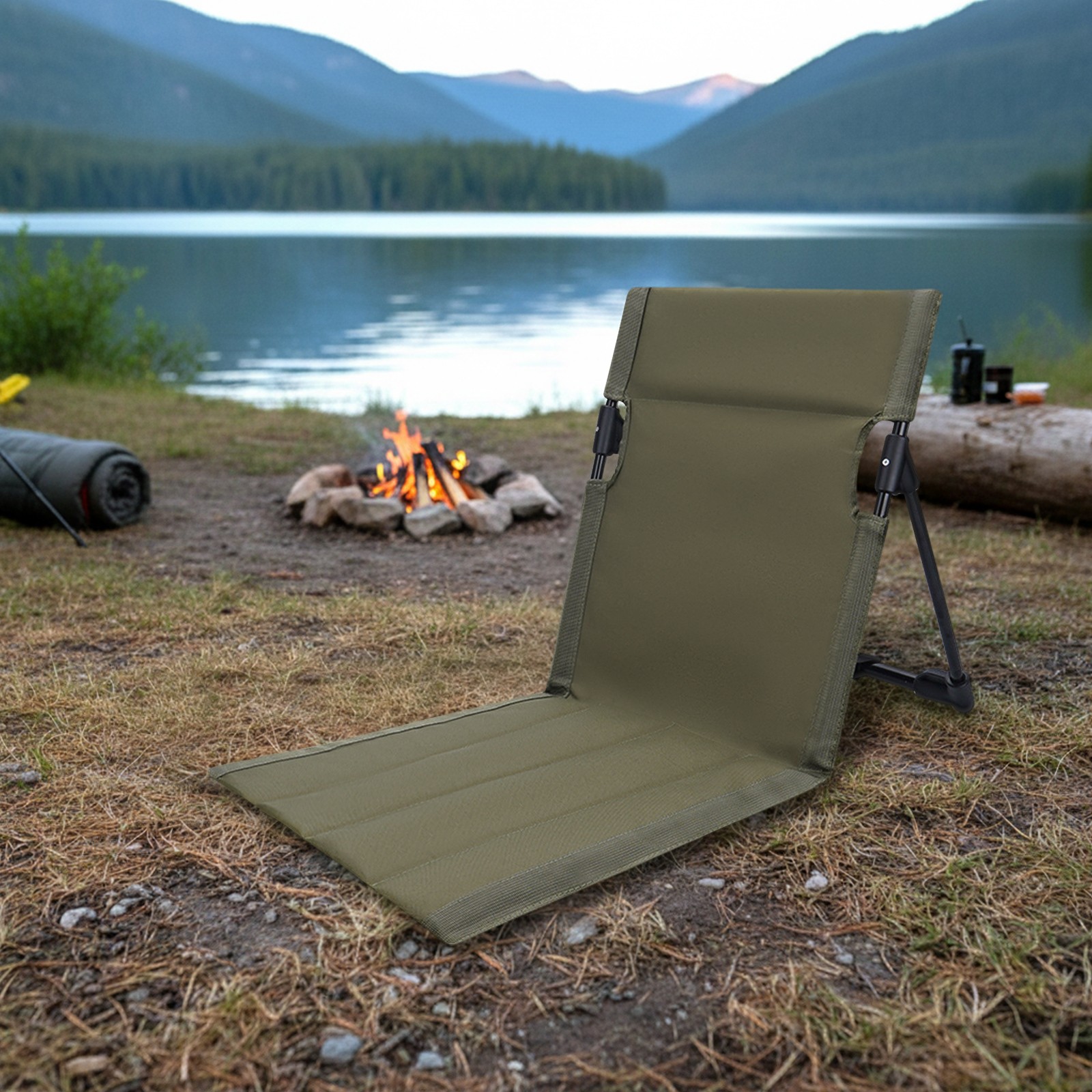 26.77*15.55*15.94in Lightweight Camping Chair Triangular Support Structure