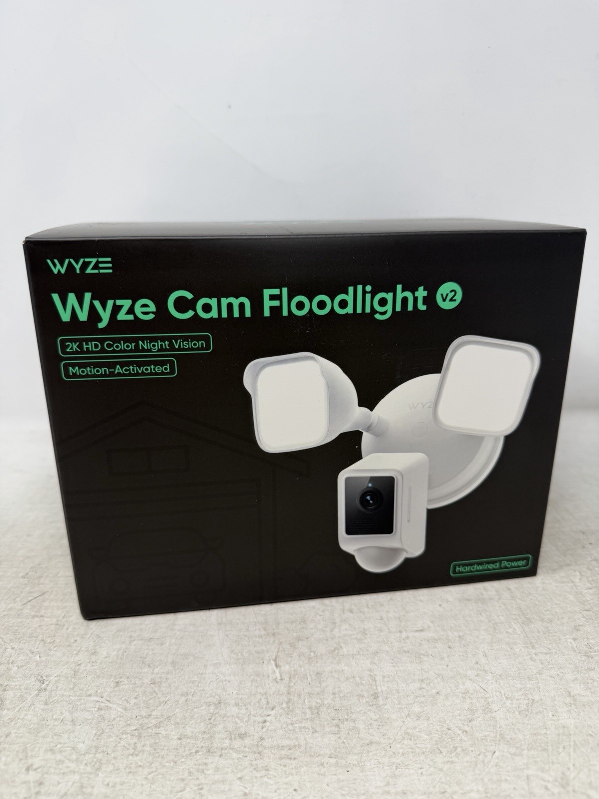 Wyze Cam Floodlight V2 Motion-Activated 2K HD Color Night Vision Camera