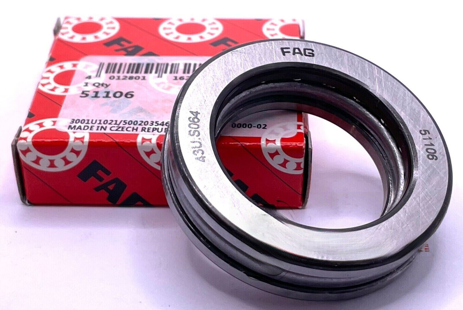 FAG 51106 Thrust Ball Bearing 30x47x11 30mm ID x 47mm OD x 11mm Wide
