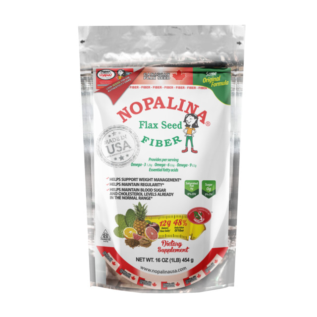Nopalina Flax Seed Plus Dietary Supplement Powder - 16oz