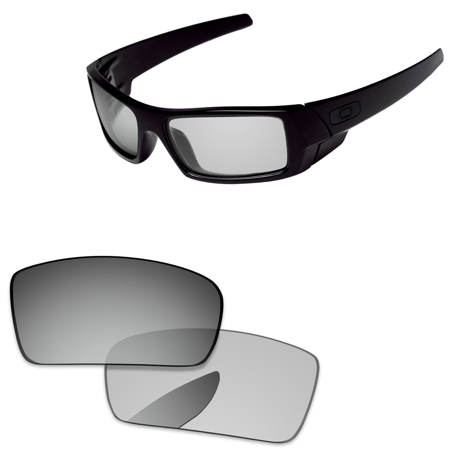 Lenslog Transition Photochromic Polarized Replacement Lenses For-Oakley Gascan