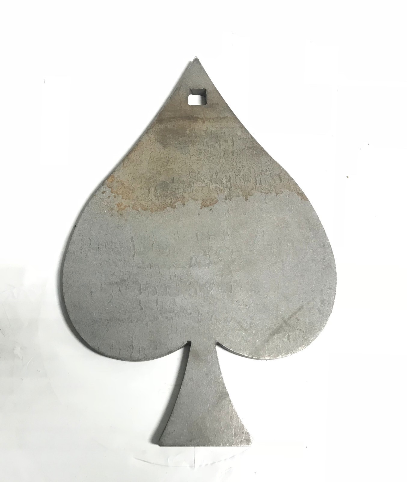 AR500 8"X 12"X 3/8" Spade Silhouette Steel Target Gong