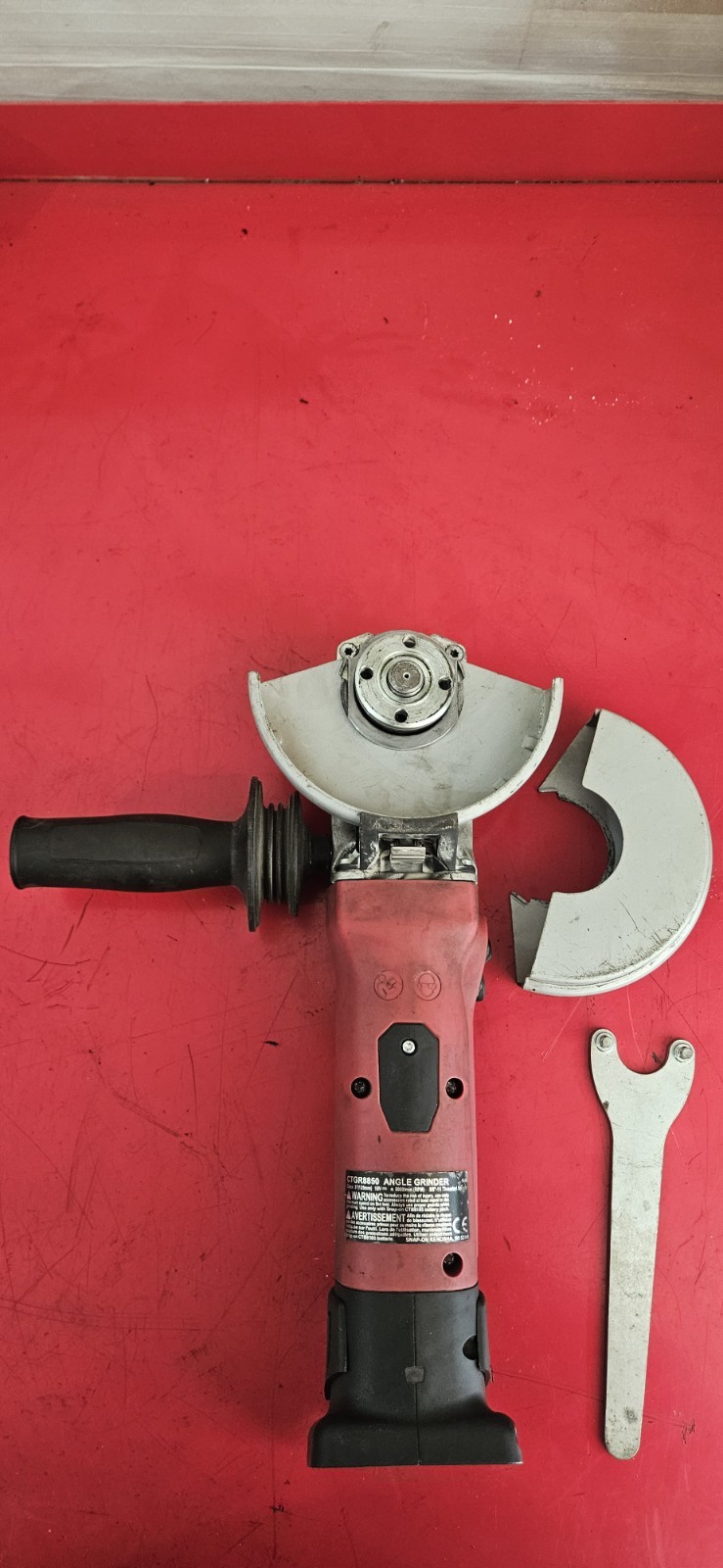 Snap On Cordless 18V Angle Grinder CTGR8850 Tool Only