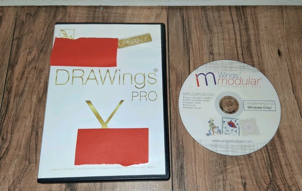 DRAWstich DRAWings PRO X Upgrade with Wings Modular Software