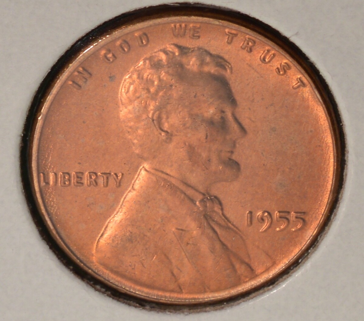 1955P - USA Wheat Cent - Uncirculated