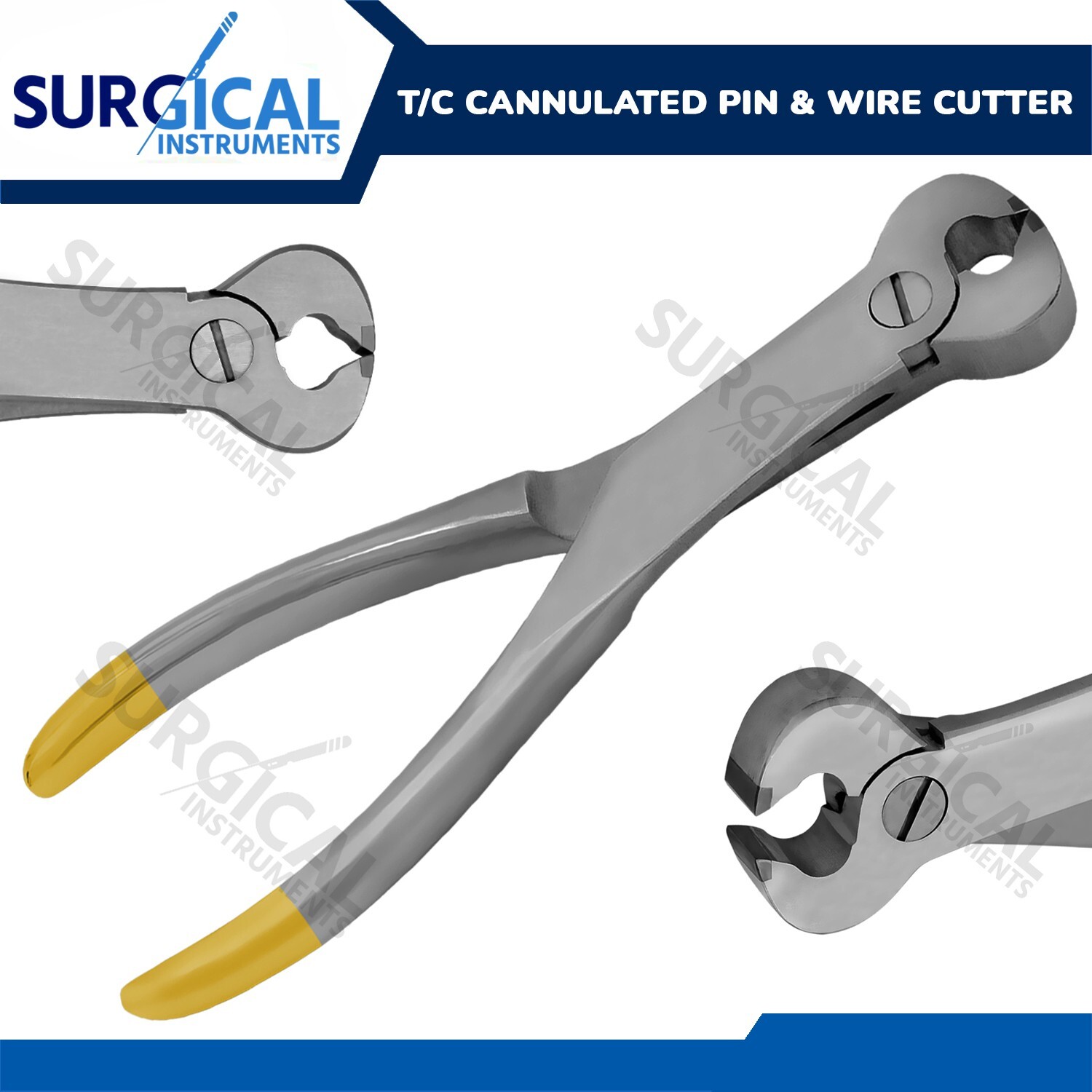 T/C Cannulated Pin & Wire Cutter 9" Orthopedic Instruments German grade