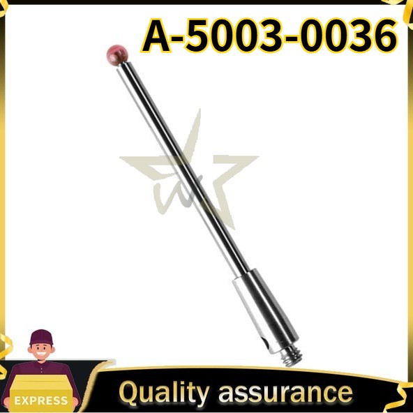 A-5003-0036 CMM Touch Probe Stylus M2 Thread 2mm Ruby Ball Tip 30mm Long