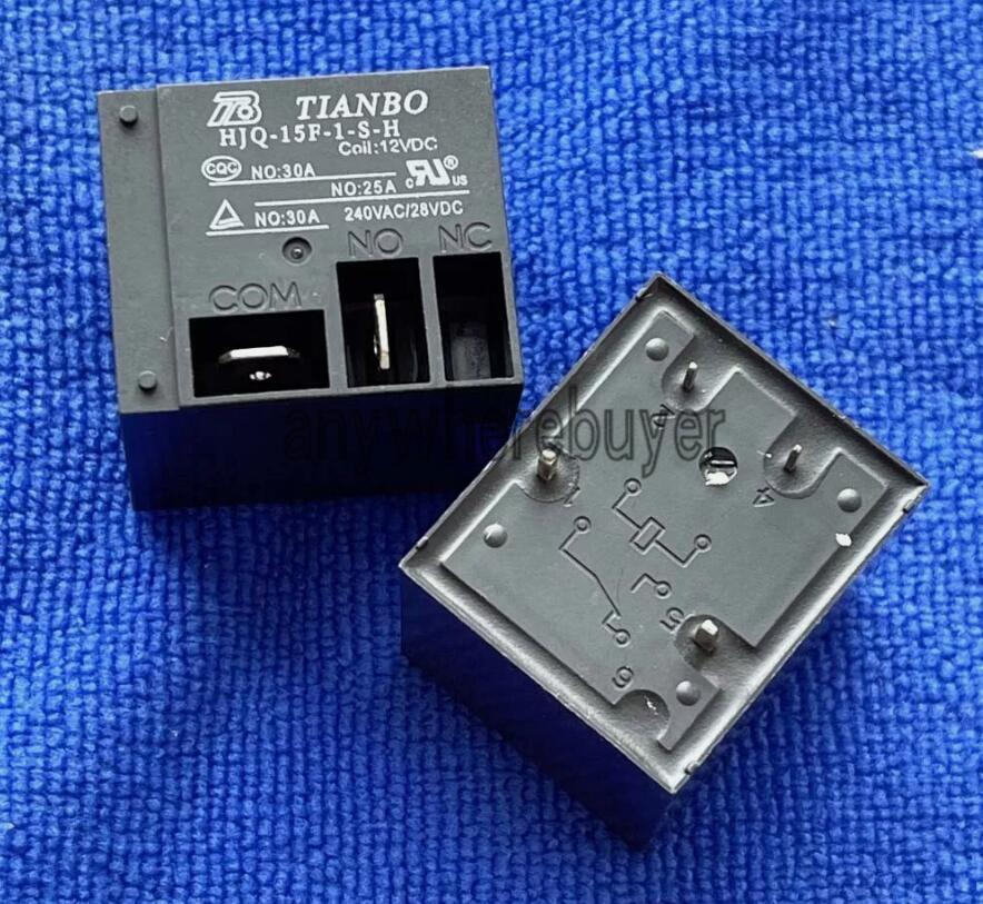1PC NEW 12V HJQ-15F-1-S-H 12VDC TIANBO Relay 4Pins