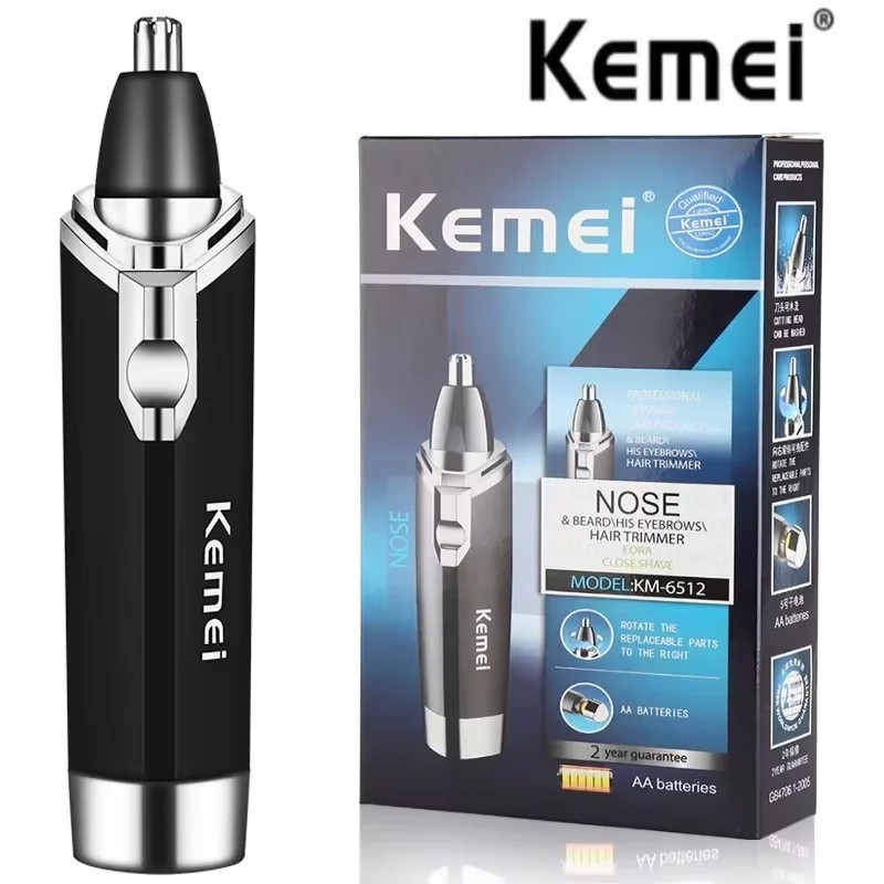 Kemei KM 6512 Professional Personal Care Nose Hair Trimmer Eyebrow Ear Groomer