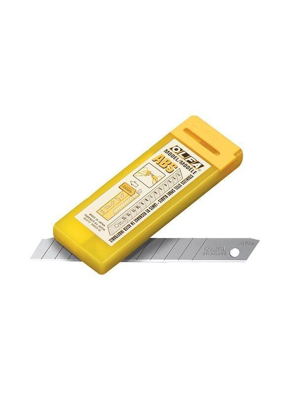 AB-10S OLFA Precision Stainless Steel Snap-Off Blade, 9mm, 1 Pack of 10