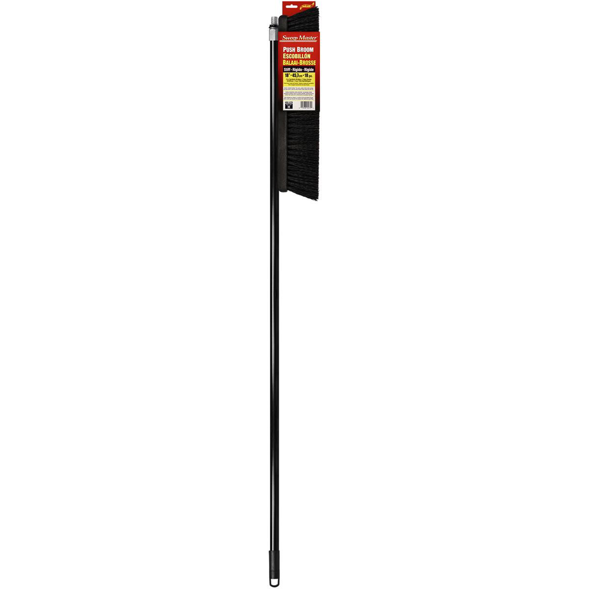 S.M. Arnold PUSH BROOM 18"HEAD/HNDL MAROON