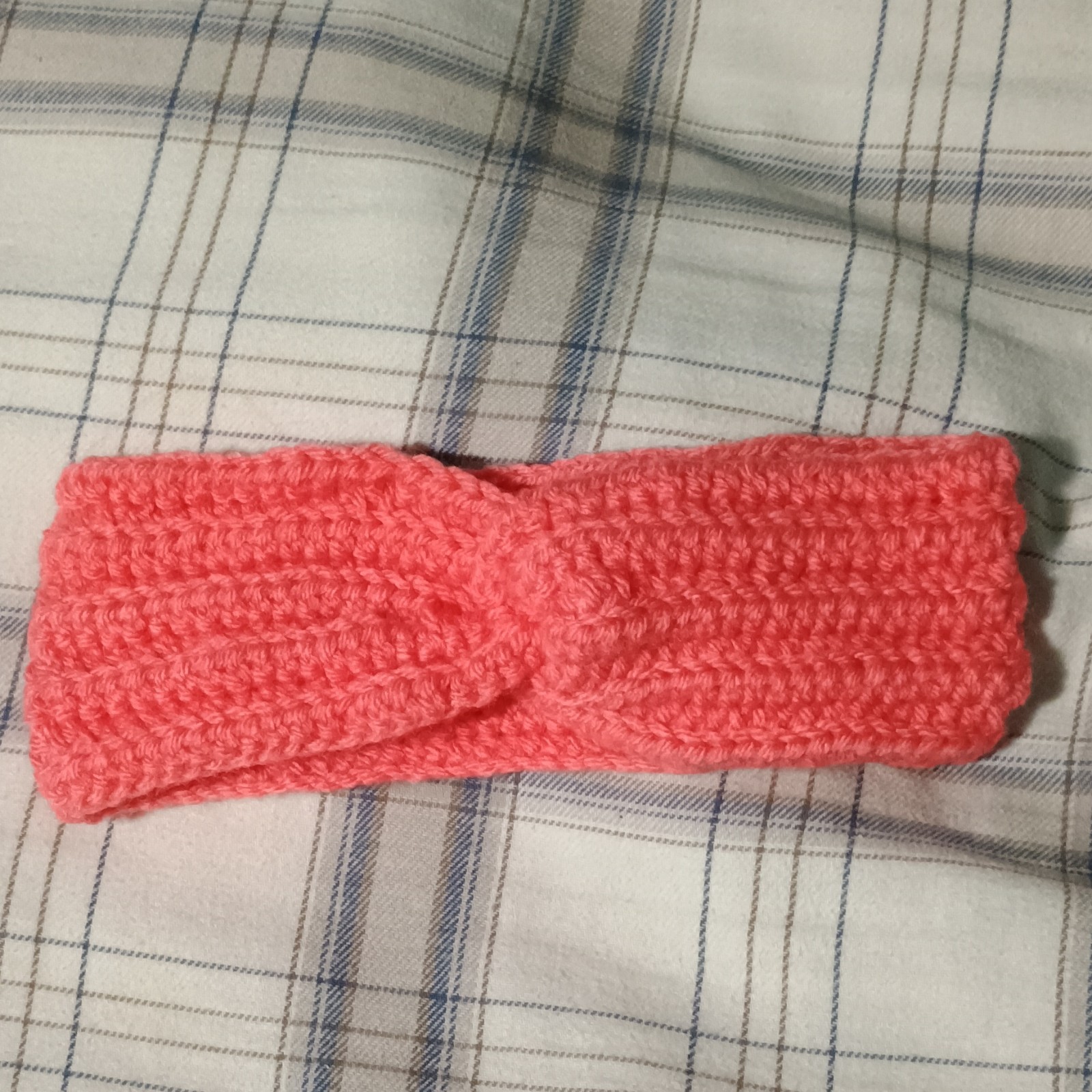 Handmade Crochet toddlers Pink Headband Accessory Fashion Statement