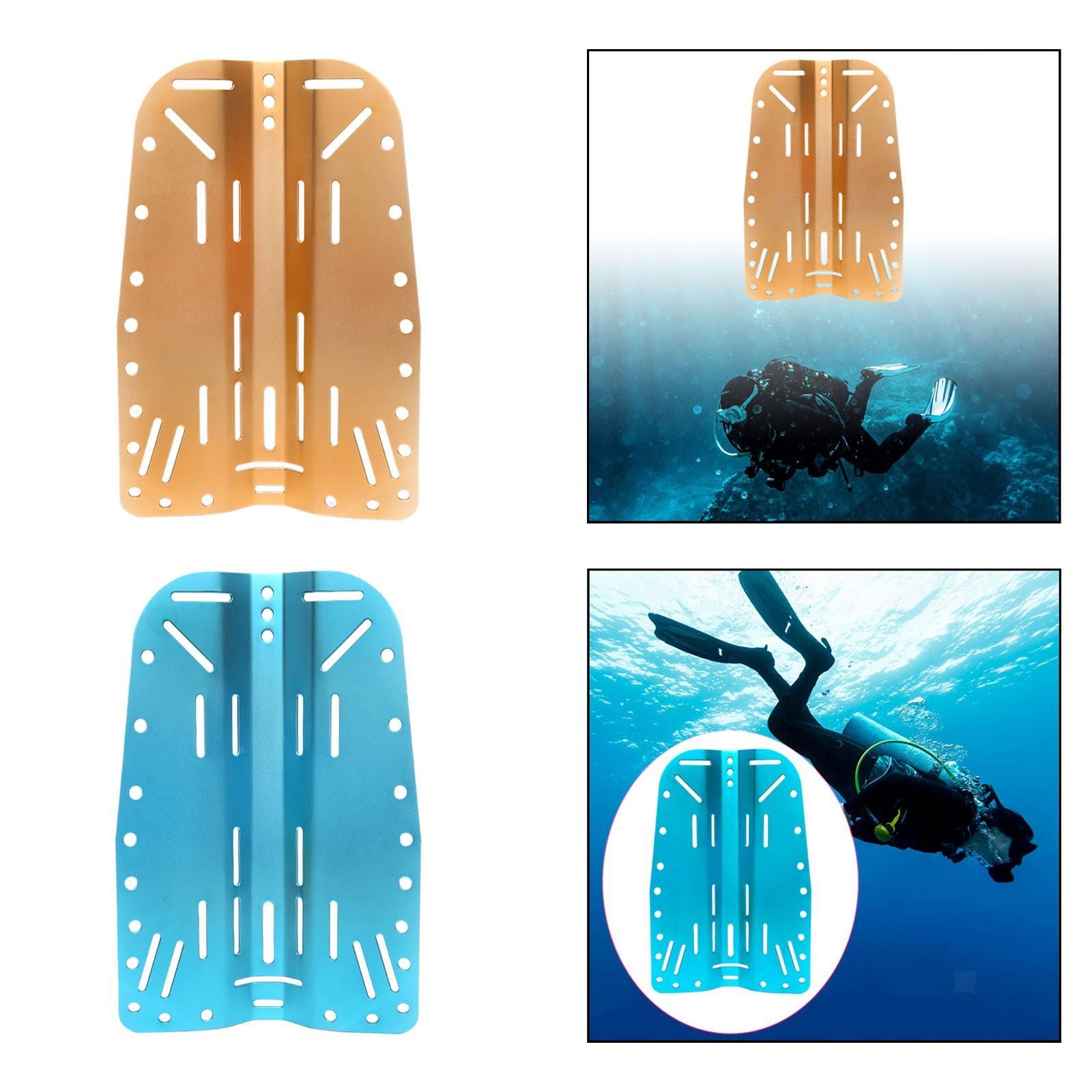 Scuba Diving Backplate Plate Universal Snorkeling Equipment Diver BCD Gear