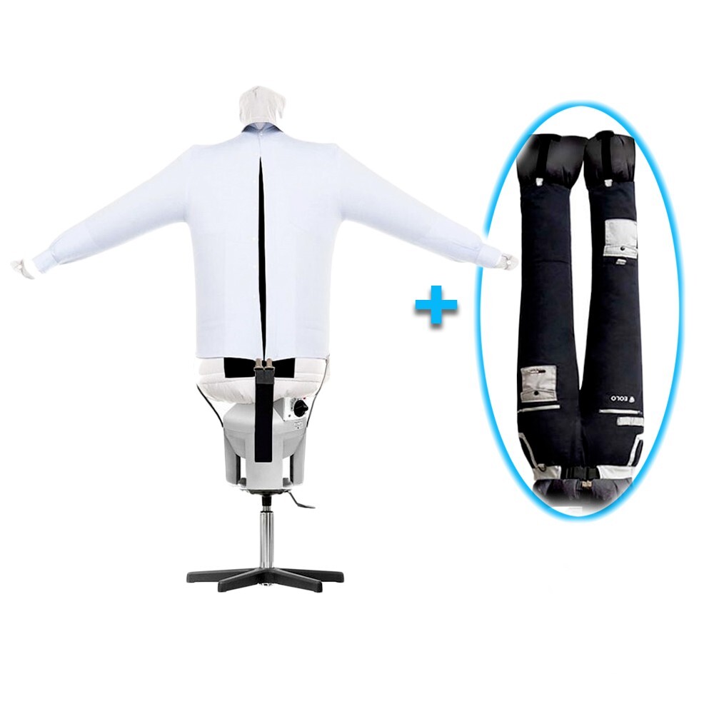 AEOLUS Professional Ironing Station Vertical Iron Drying Clothes SA07SP ECO INOX