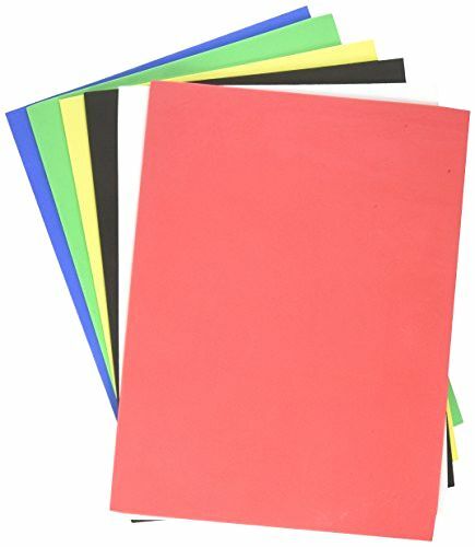 Darice Basic Colors Foamies Sheets, Assorted