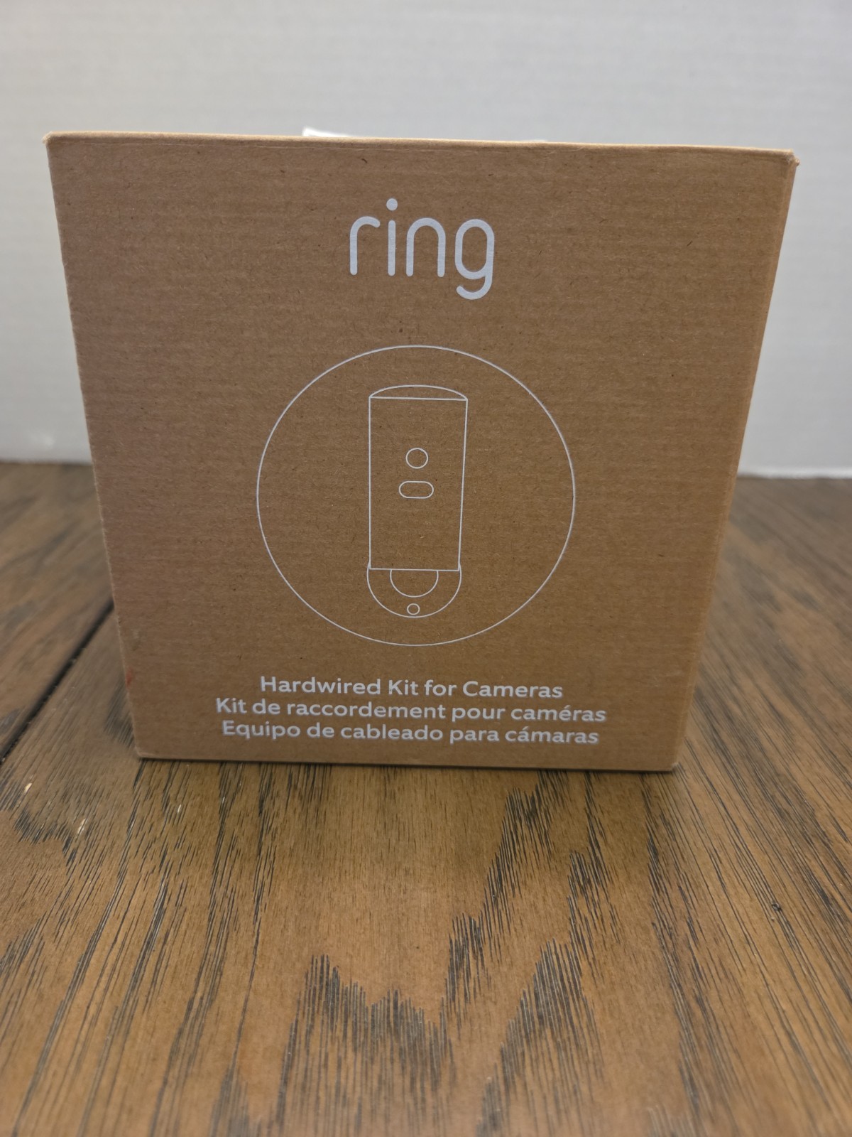 Ring Hardwired Kit for Cameras, White, Hardwired Surveillance Camera Bracket
