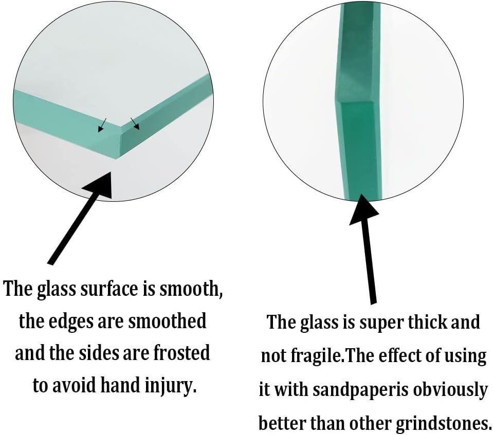 Flat Glass Lapping Plate Sharpening System - Dead Flat Float Plate Glass