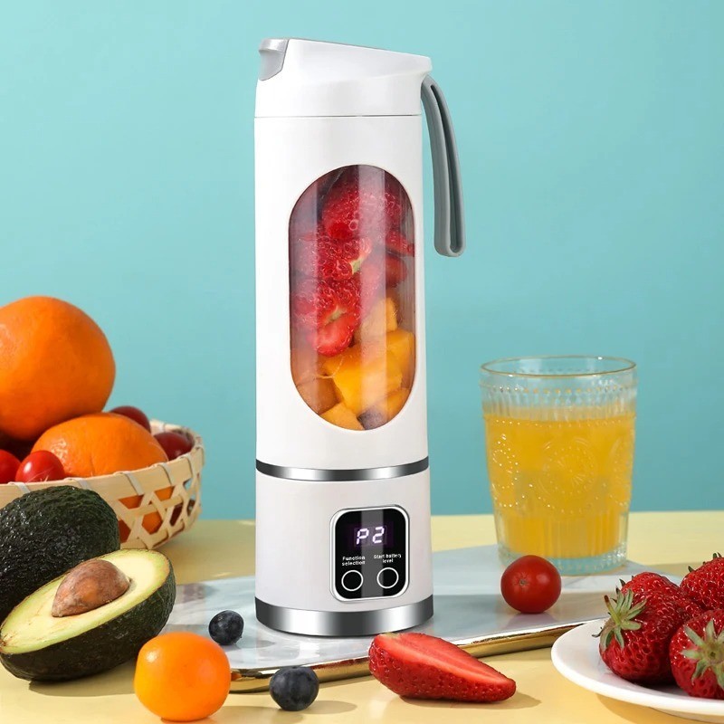 Portable Blender Juicer Machine Mini Rechargeable Smoothie Maker Travel Cup