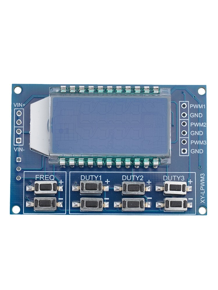 Adjustable Rectangular Wave Signal Generator with Serial Communication