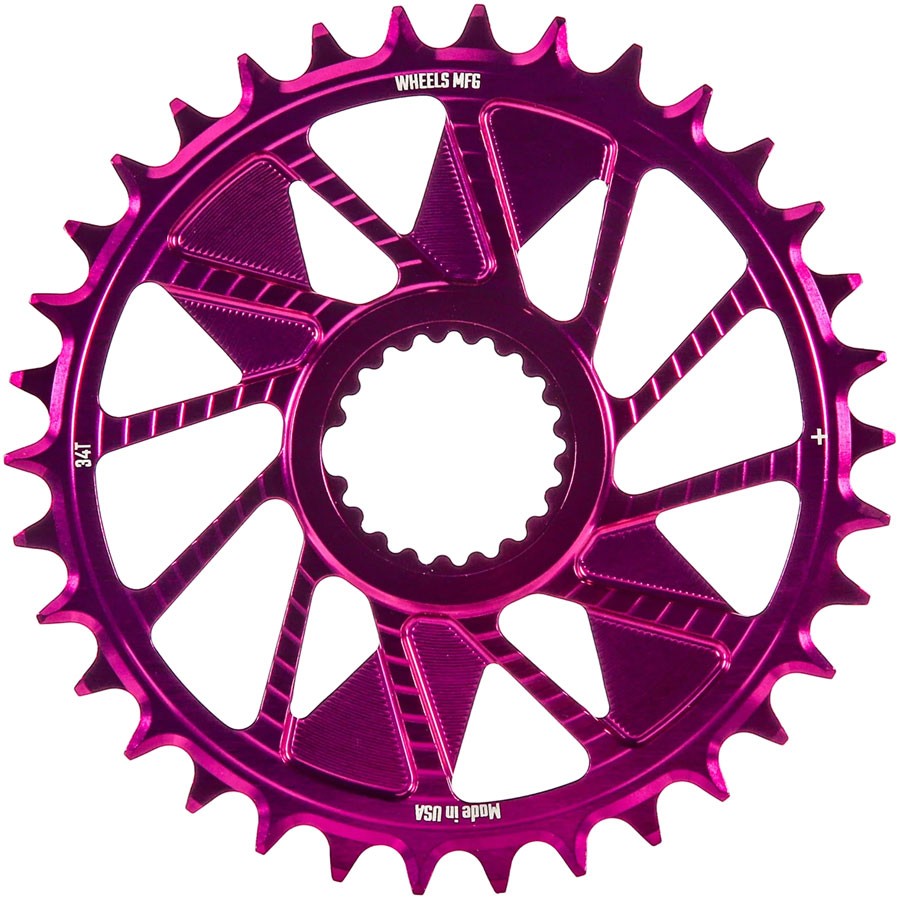 Wheels Manufacturing Direct Mount Chainring - 34t, Direct Mount, 1.5mm Inboard