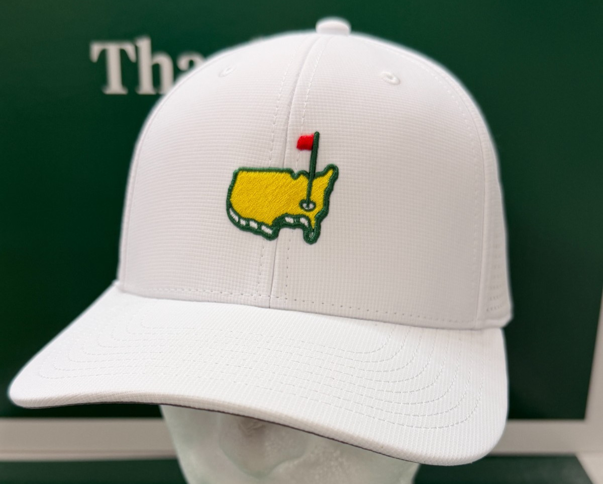 2026 Masters Golf Tech White Mesh Hat Augusta National NWT