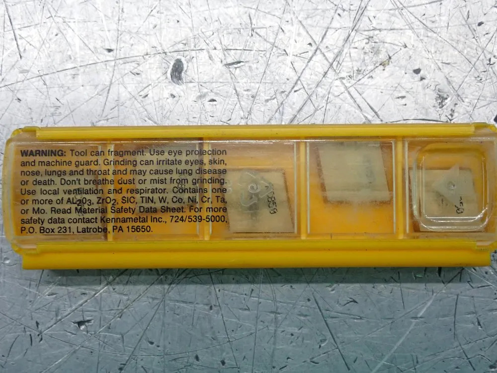 KENNAMETAL CPG421 MILLING INSERTS 3 PKGS 09240250071