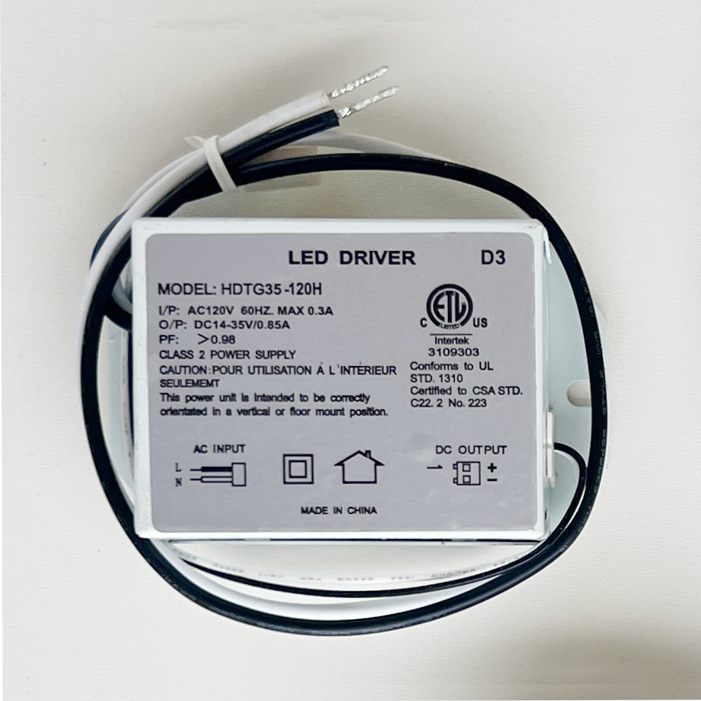 OEM DJL Dimmable LED Driver HDTG35-120H | (D1) 14W (D2) 20W (D3) 35W