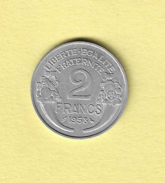 1958 France 2 Francs EF.40