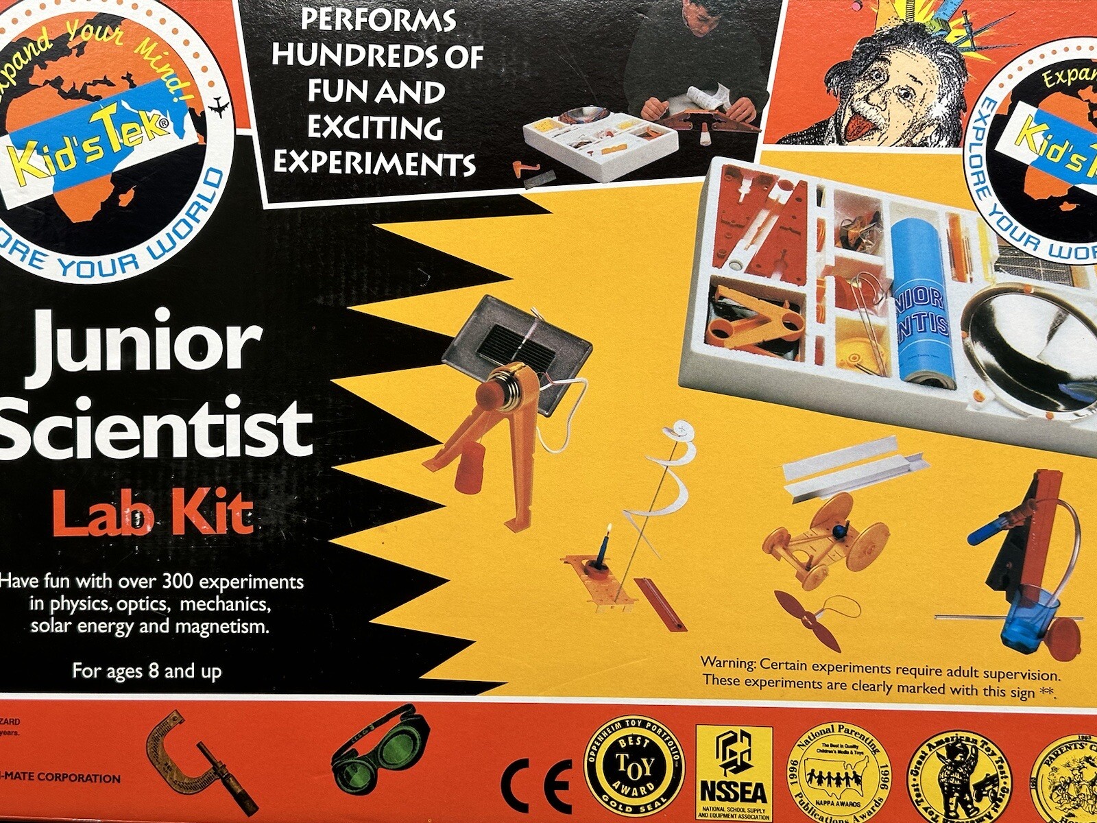 Vintage Kid’s Tek Junior Scientist Lab Kit New