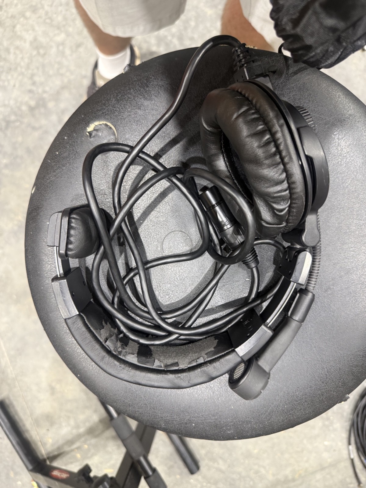 Clear-Com Clearcom CC-300 Single-Ear Microphone Headset 4 pin Female with BAG!