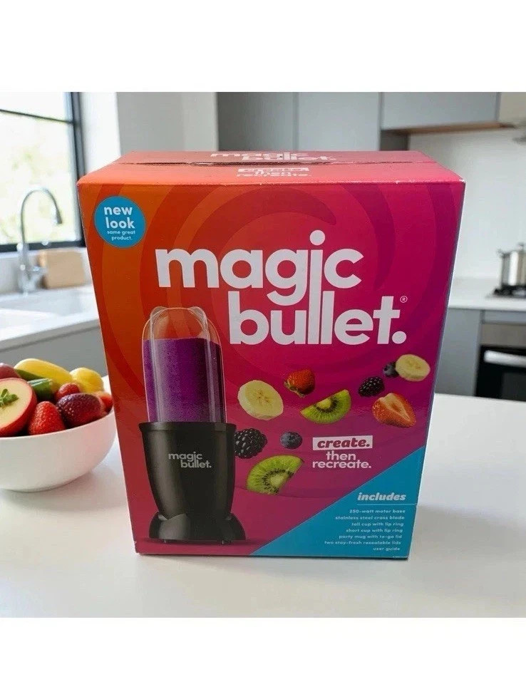 NEW Magic Bullet MBR-1101AK Blender 11-Piece Set 250W Personal Smoothie Maker