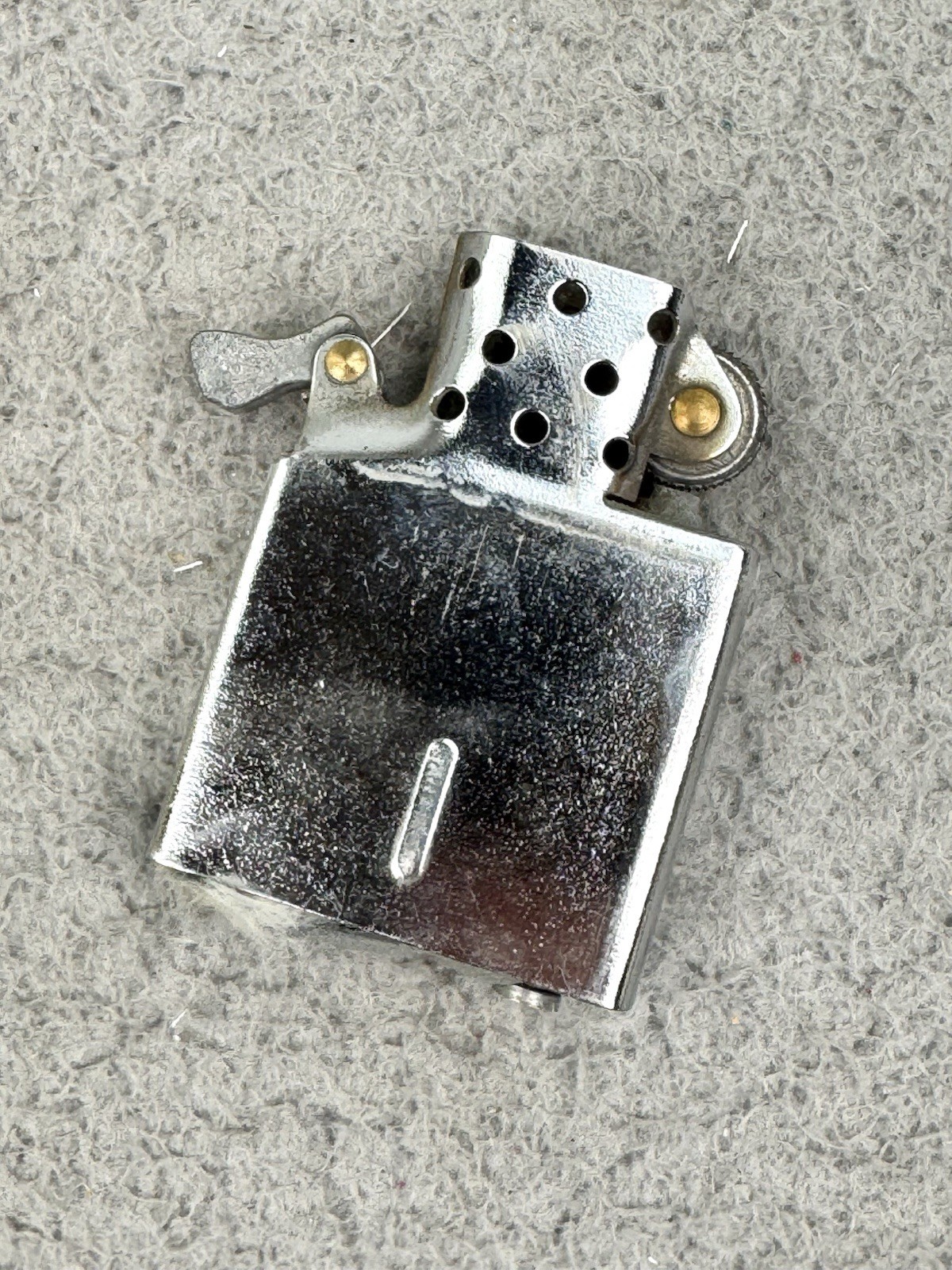 Vintage 1995 Zippo Lighter Plain H (XI) Untested