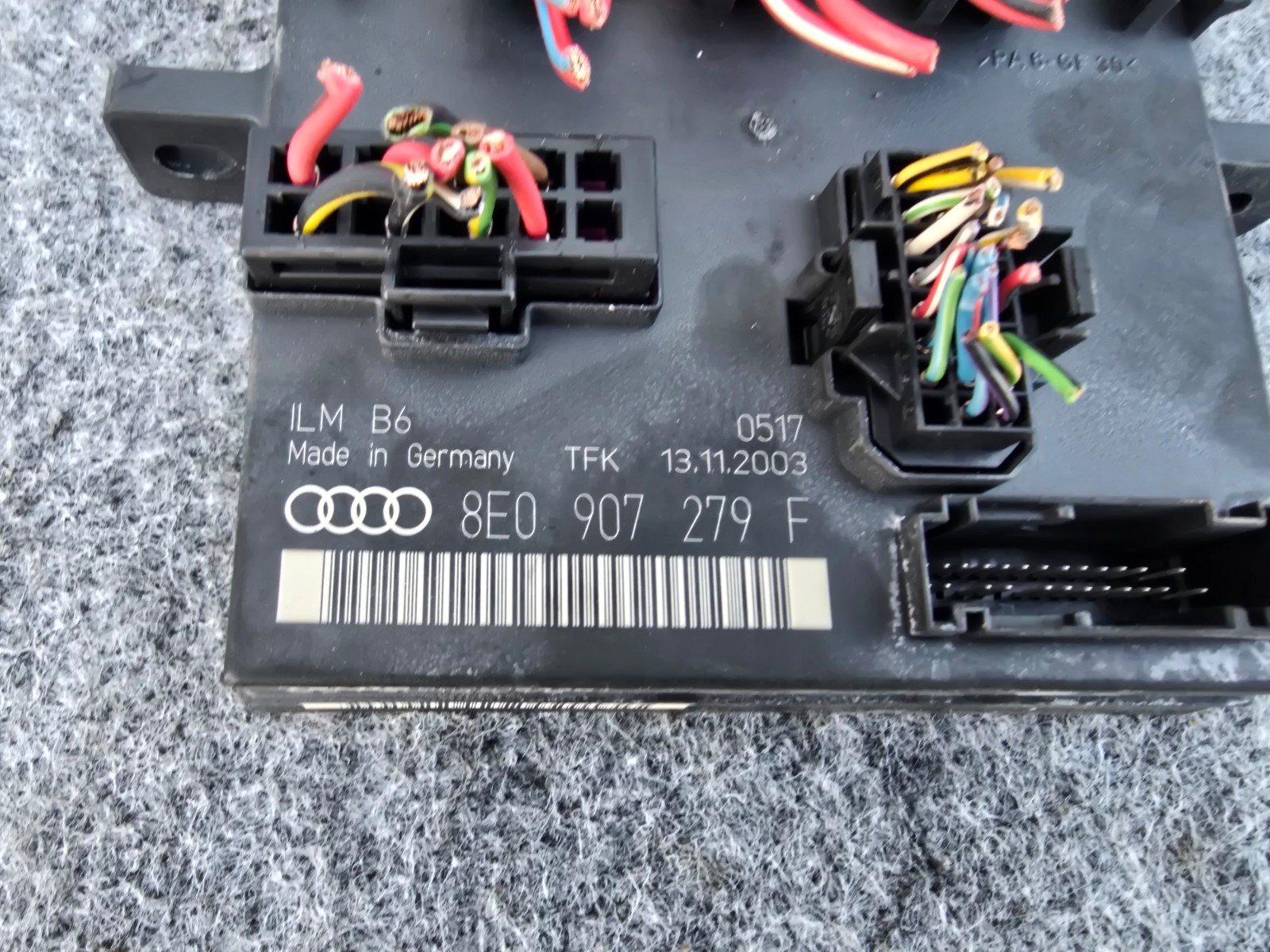 ONBOARD SUPPLY CONTROL MODULE ASSEMBLY 90K OEM 04-08 AUDI A4 S4 B6