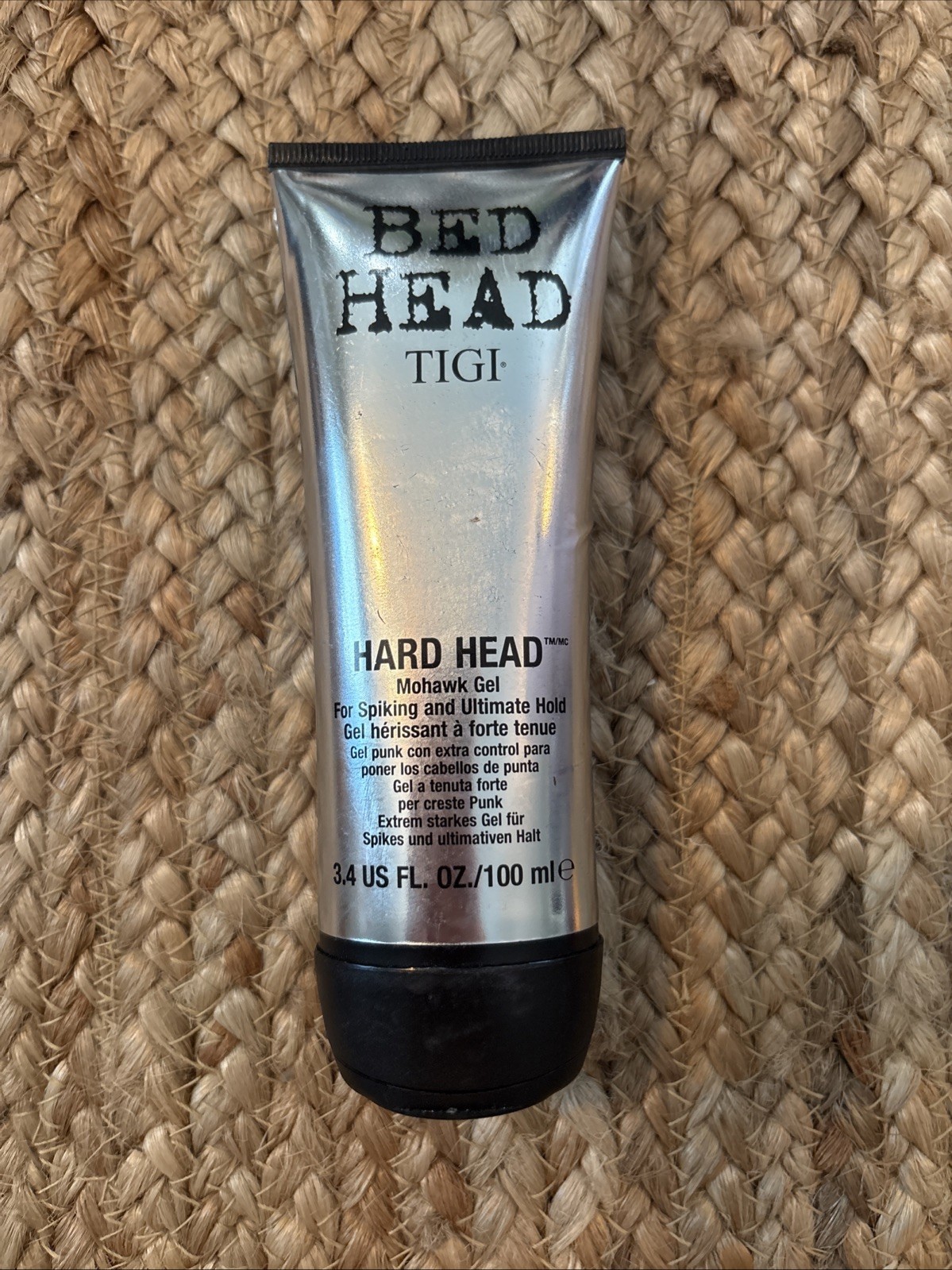 TIGI Bed Head Hard Head Mohawk Gel Spiking Ultimate Hold, 3.4 oz