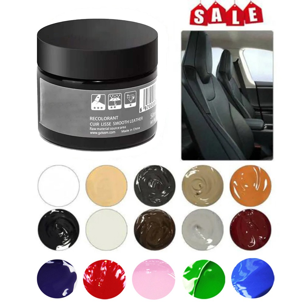 Advanced Leather Repair Gel Kit Filler Restore Car Seat Sofa Scratch Holes Cream