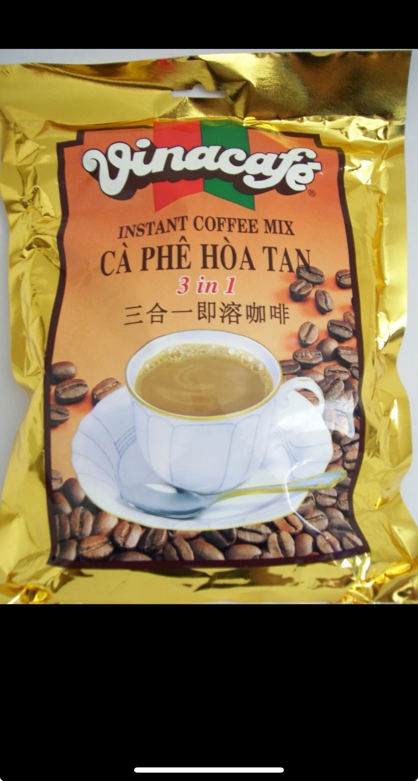 Vinacafe  3-In-1 Instant Vietnamese Coffee 16g   (100 Counts )free Priority Ship