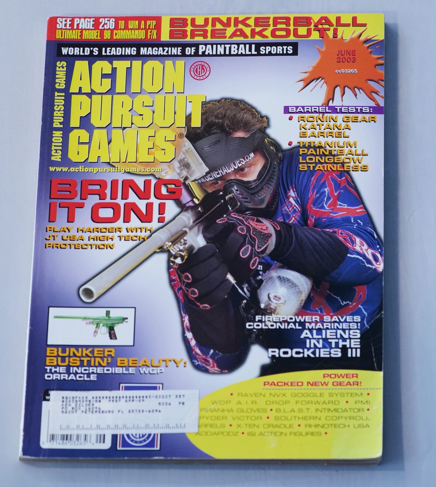 Priced To Sell June 2003 Action Pursuit Games Print Paintball Magazine