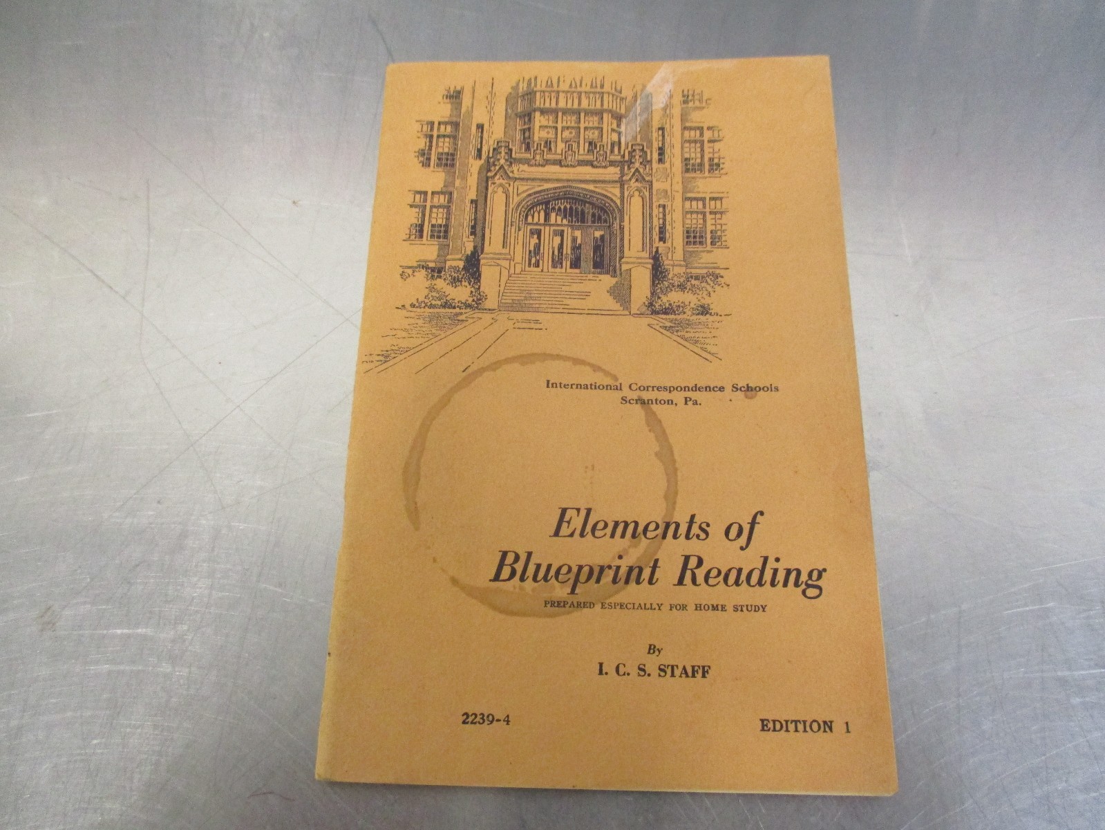 1942 Edition Elements of Blueprint Reading 2239-4