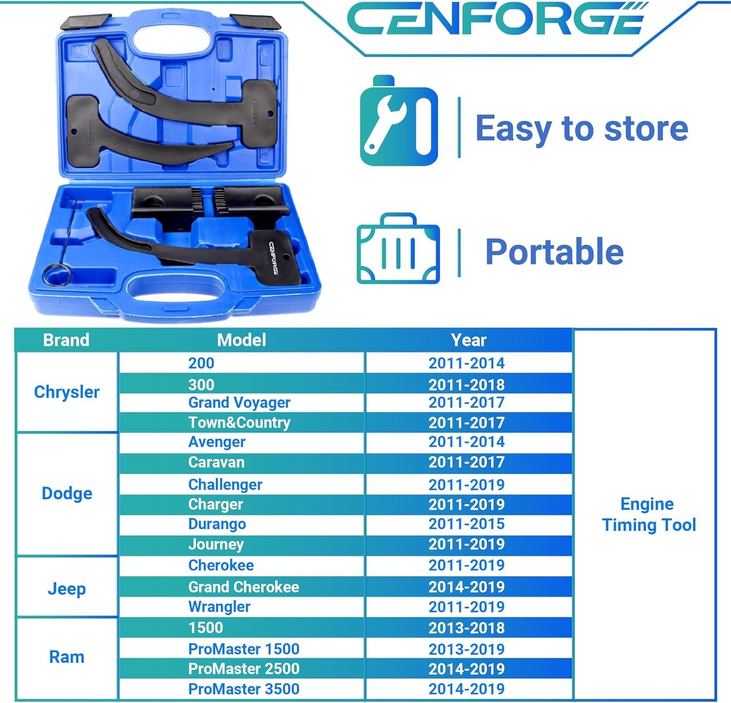 3.6 Pentastar Timing Tool Kit, 3.6L Camshaft Phaser Timing Chain Lock Tool Se...
