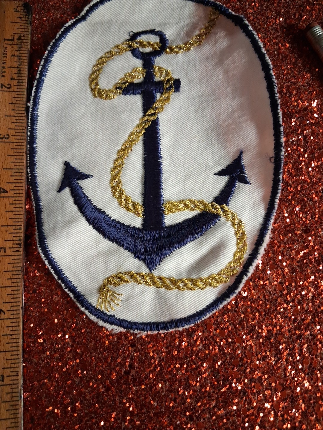Embroidered United States Navy Patch  Free Shipping