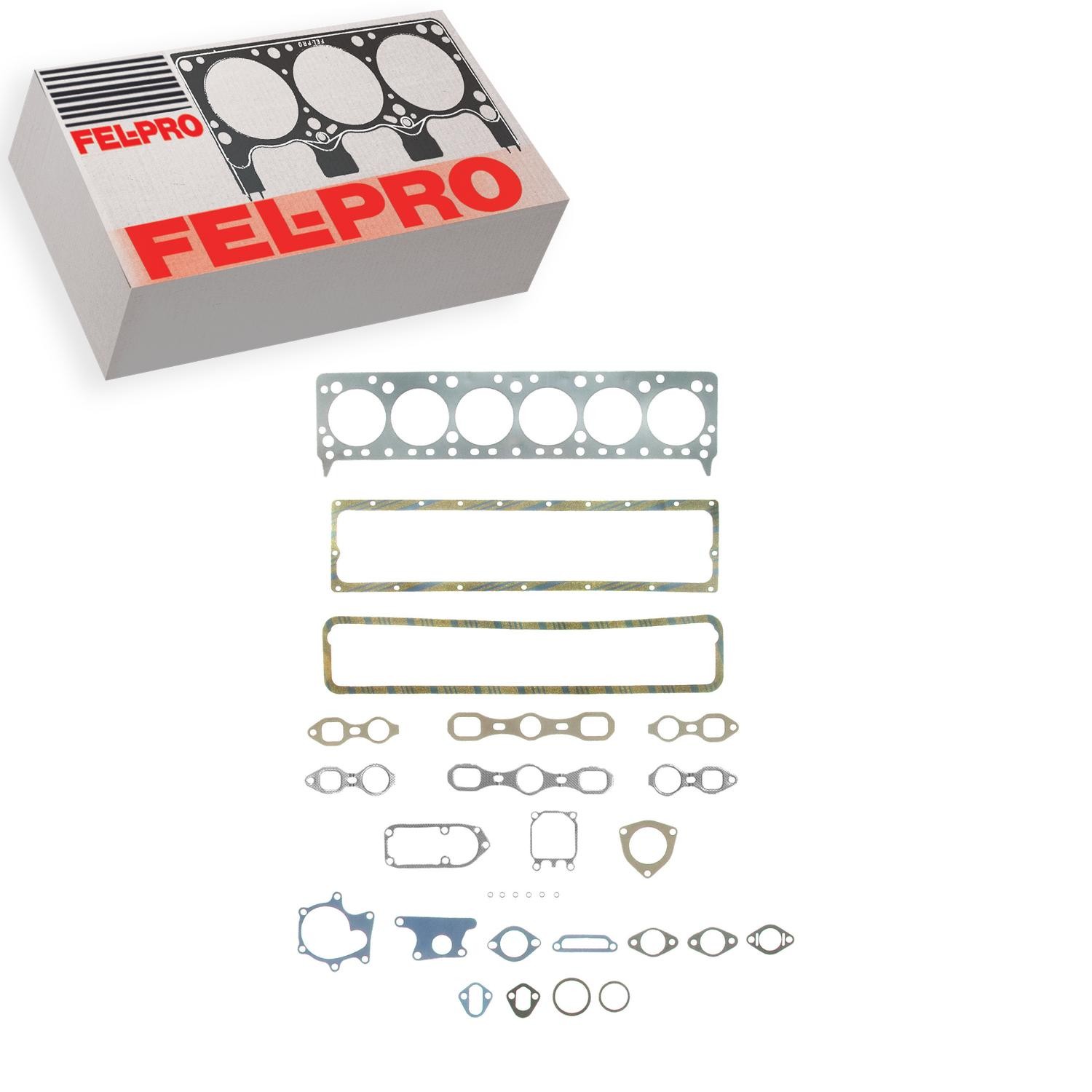 Fel-Pro Engine Cylinder Head Gasket Set For 1940 GMC AC252 3.7L L6