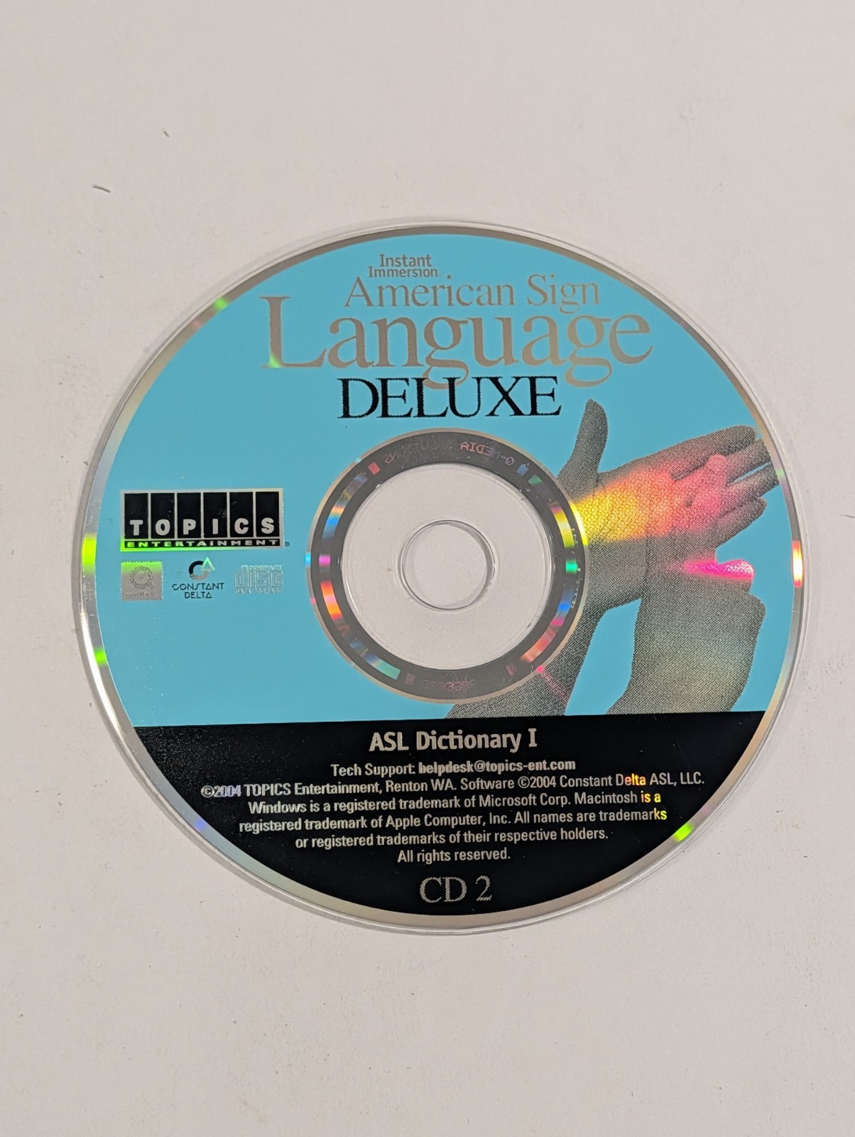 2 American Sign Language Deluxe PC CD-ROMs | Instant Immersion