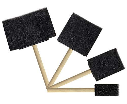 Assorted Sizes Sponge Brushes for Painting DIY Crafts Foam Paint Brush with
