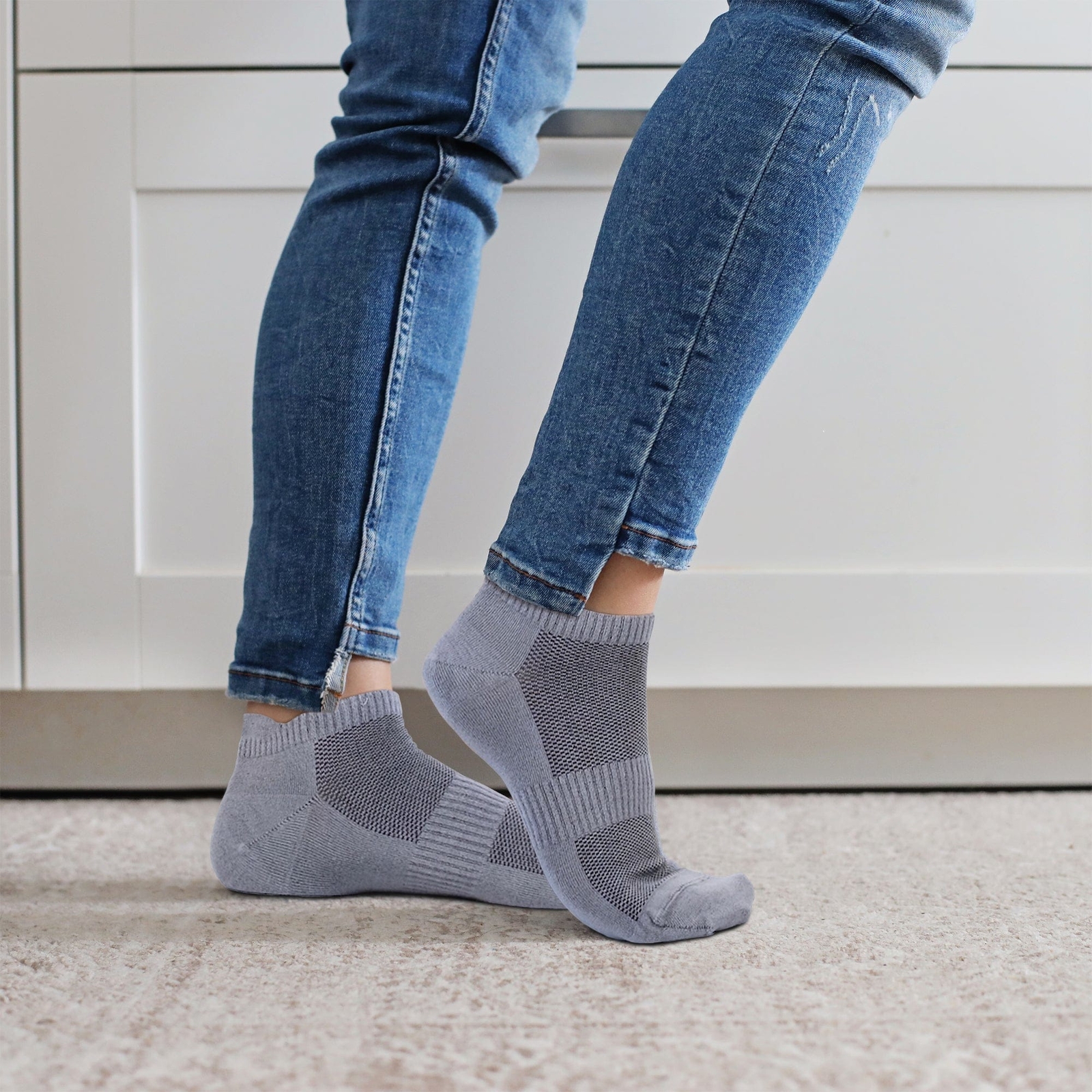 4 Pairs Unisex Bamboo Ankle Socks
