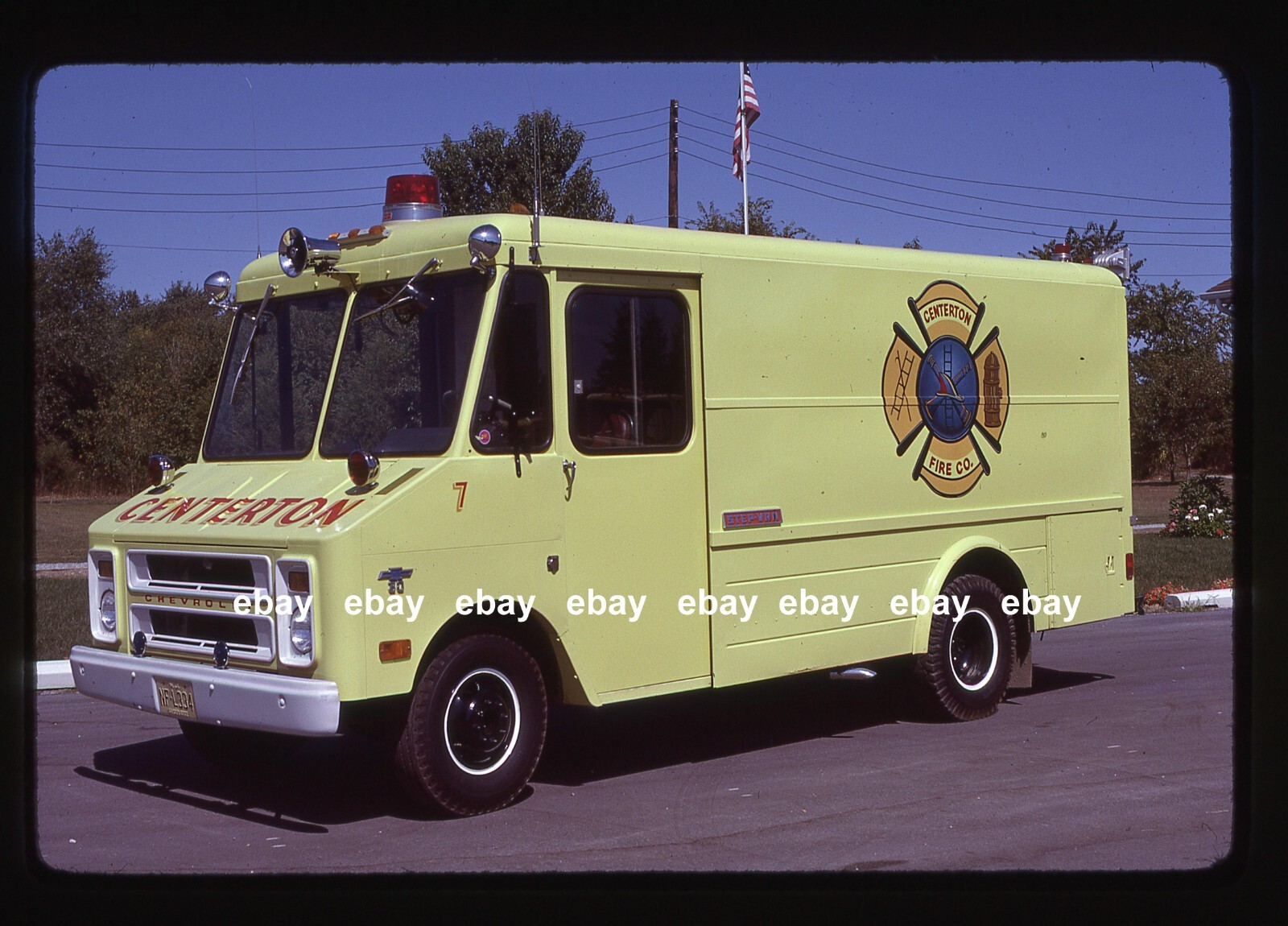 Centerton NJ 1973 Chevrolet StepVan Fire Apparatus Slide