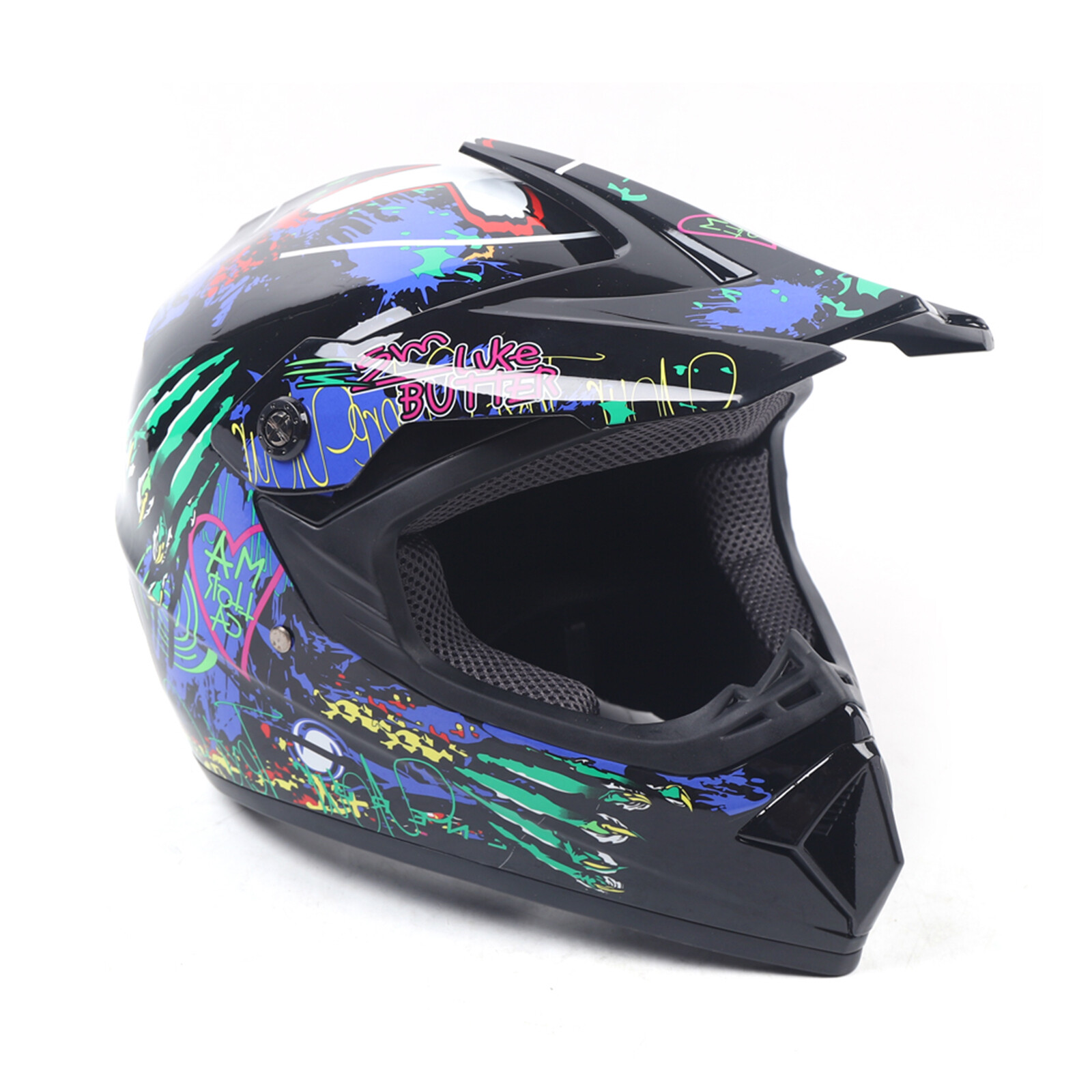Motorcycle Helmet with Gloves Motorcycle Helmet Set Motocross Helmet Kit L